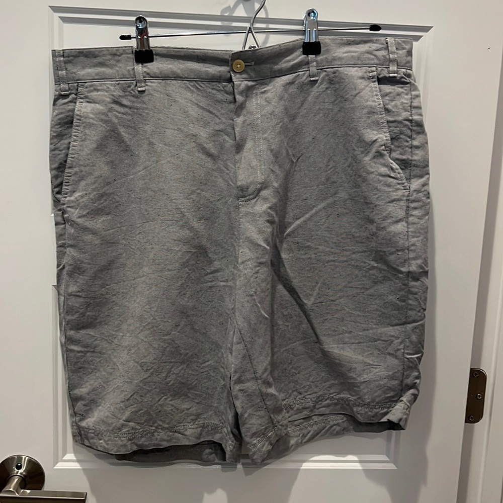 J. Hilburn Oxford short linen & cotton